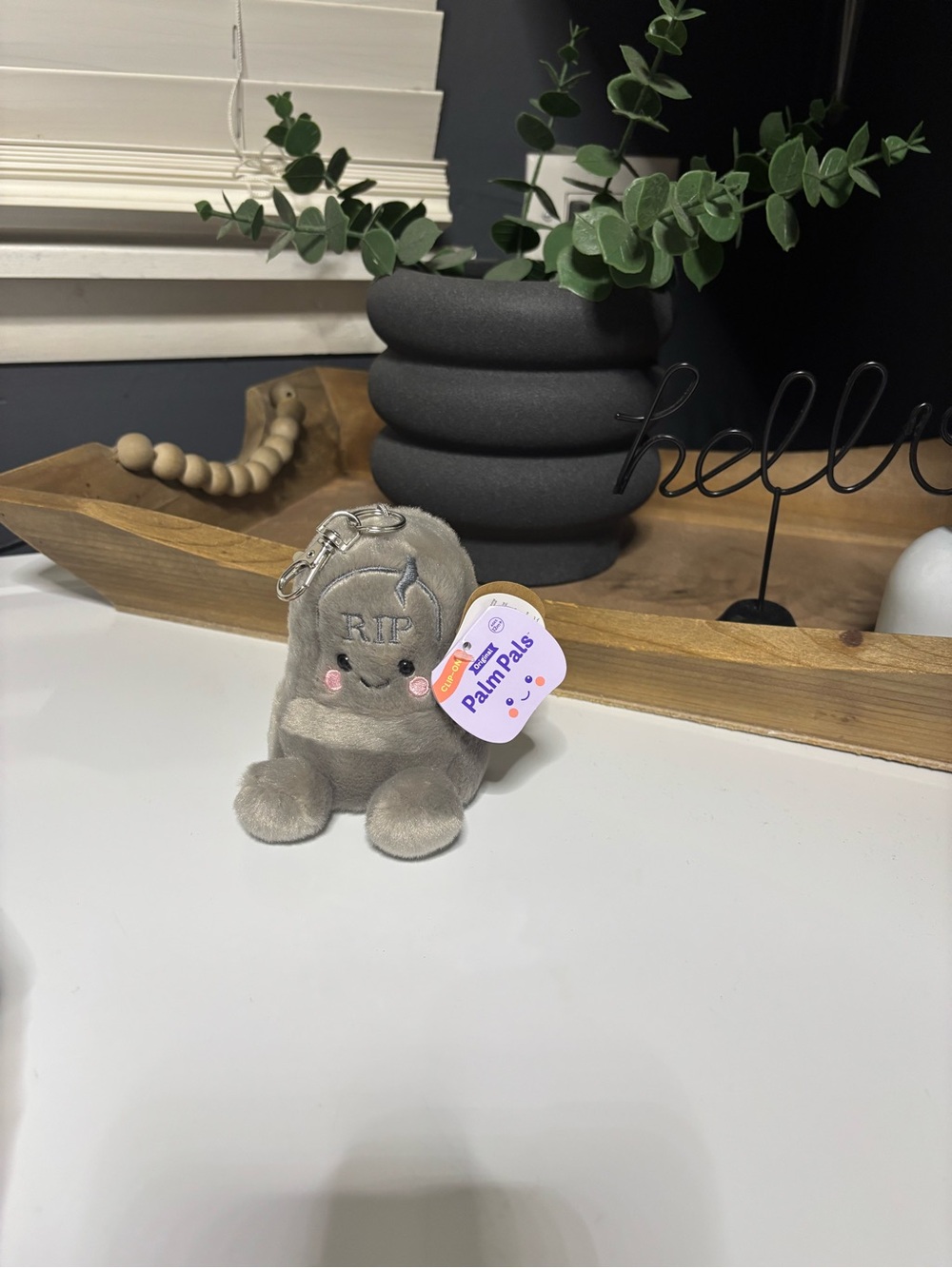 Aurora Palm Pals 3.5" Thom Tombstone Spooky Clip-On